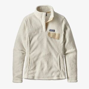 Patagonia Re-Tool Snap-T Cream Polartec Thermal Pro Fleece Pullover Womens L